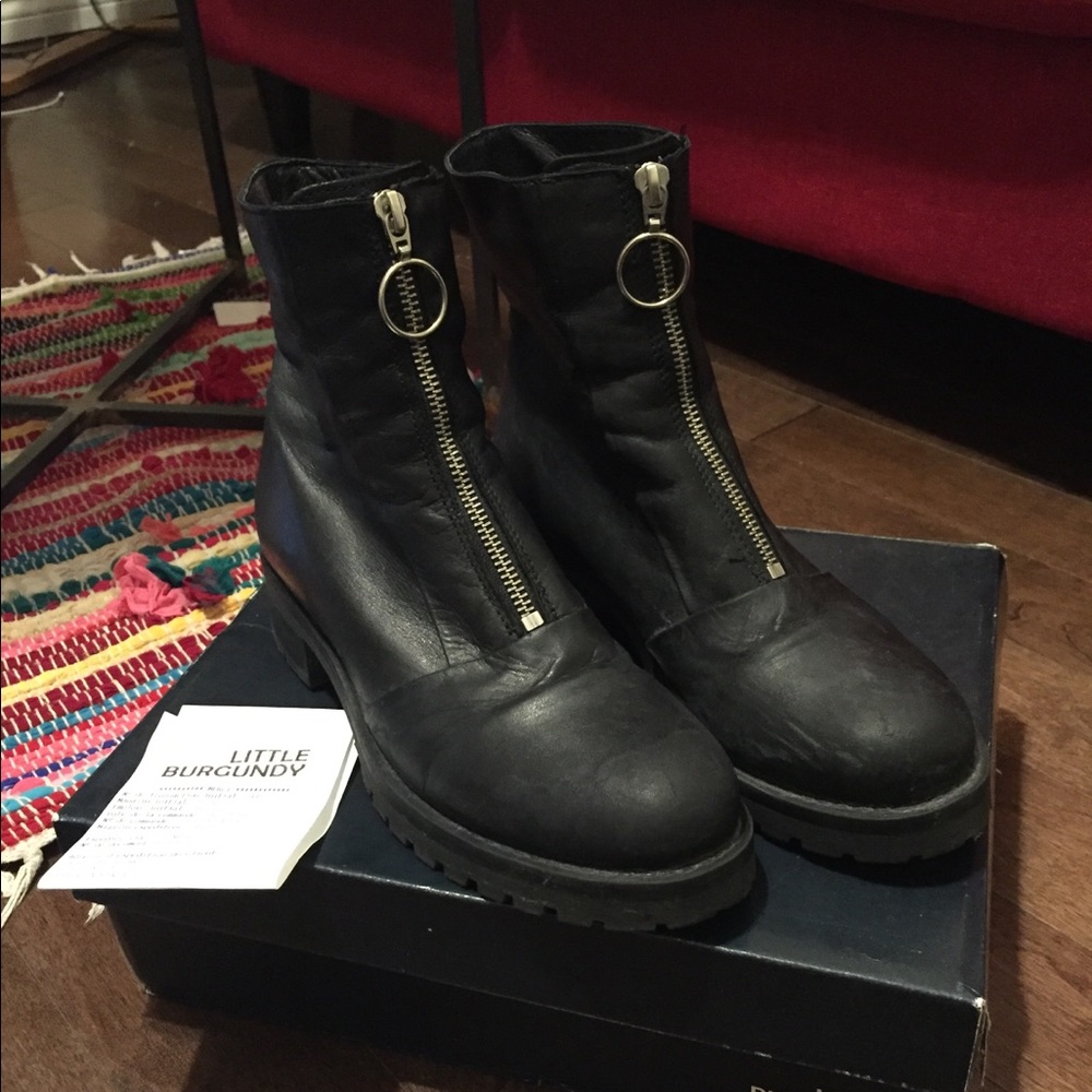 90s Little Burgundy Boots